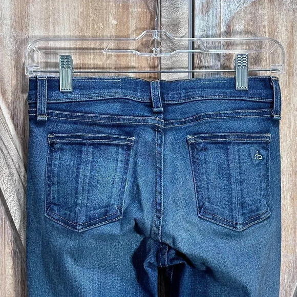 Rag & Bone Raw Hem Skinny Jeans in Preston - Picture 6 of 9